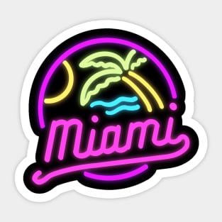 Miami life Sticker